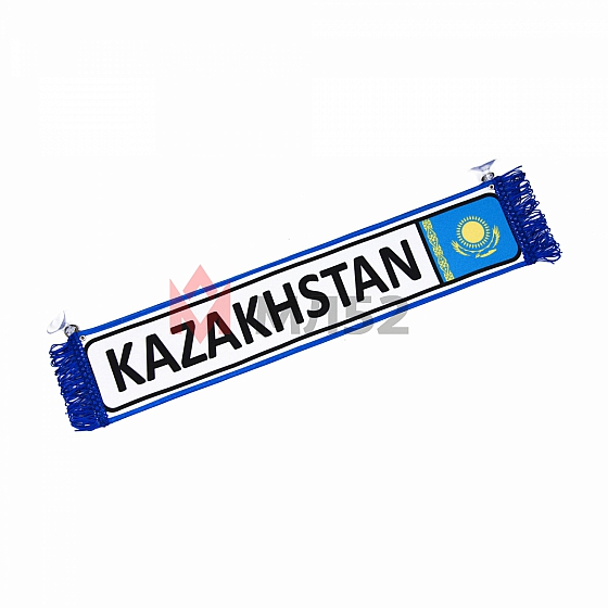 Табличка на лобовое стекло Казахстан (двусторонняя, на присосках)