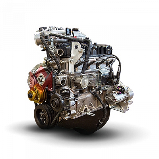 Двигатель 4216 для а/м ГАЗель &quot;Бизнес&quot;, под ГУР, инжектор, монокатушка, поликлиновый ремень (АИ-92)