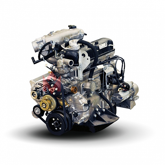 Двигатель для а/м ГАЗель &quot;Бизнес&quot; 4216 (АИ-92) Евро-4, под ГУР, инжектор, поликлиновый ремень, с гидрокомпенсатором