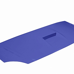 Капот для а/м Газель 3302 пластик (нового образца) &quot;Суб.&quot; (фиолетовый Юниор) с воздухозаборником