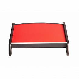 Столик для а/м Газель Бизнес красный (перфорированная кожа)