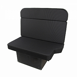 Диван-трансформер для а/м Газель Некст, раскладной вместо пассажирского сиденья, цвет черный пунктир