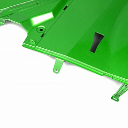 Крыло для а/м Газель Некст переднее правое зеленое Лайм окрашенное (пластиковое литье)